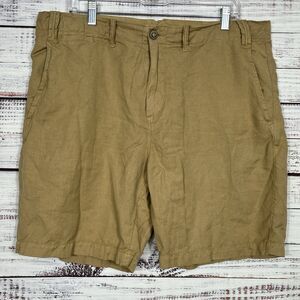 Polo Ralph Lauren 8.5-Inch Classic Fit Linen-Cotton Short Khaki Men’s 35 Tan